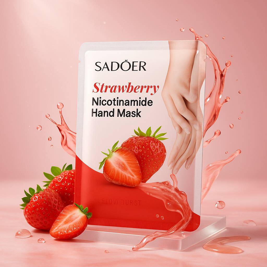 ماسک دست توت فرنگی - تصویر 1